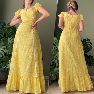 Yellow Floral Women's Dress Prairie